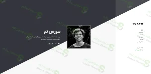 عکس قالب شخصی توکیو در حالت لایت و دارک مود